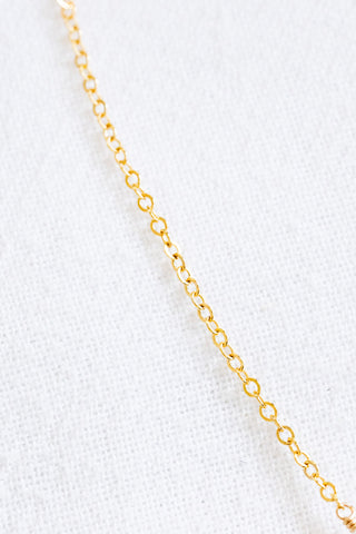 Orange Sunrise Shell & Pearl Necklace