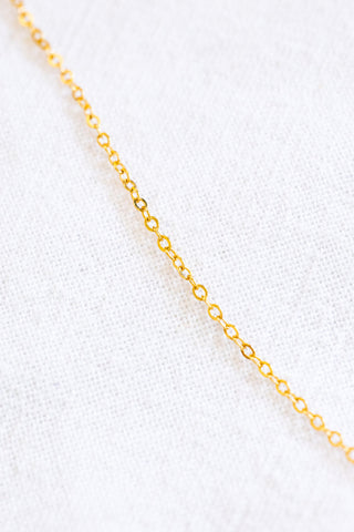 Cat Cone Puka Shell Fragment & Double Mini Rice Pearl Necklace