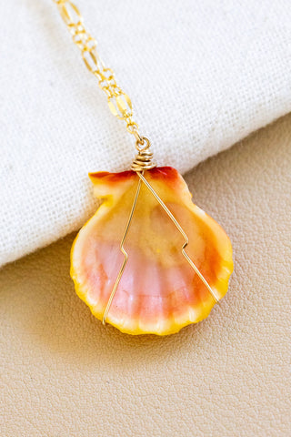 Sunrise Shell Princess Necklace