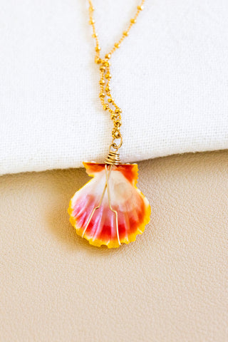 Sunrise Shell Mini Anela Necklace