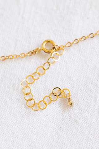 Textured Disc, Bead, & Stacked Mini Rice Pearl Sunrise Shell Charm Necklace