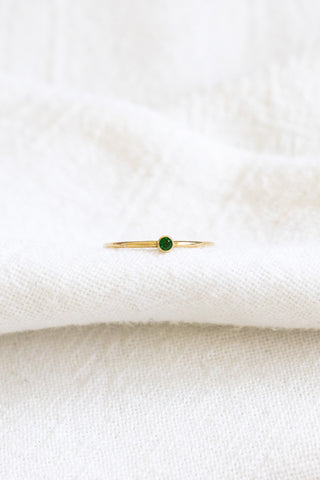 CZ Emerald Stacking Ring