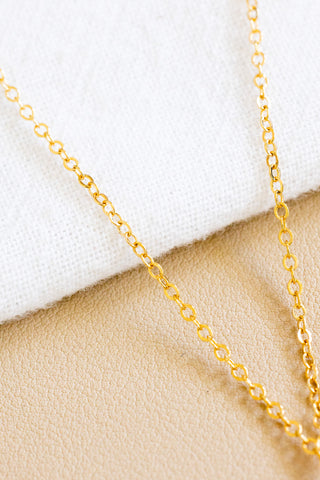 Double Mini Button Pearl & Cat Cone Fragment Necklace