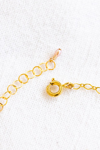 Dwarf Cone & Mini Pink Button Pearl Eliza Bracelet