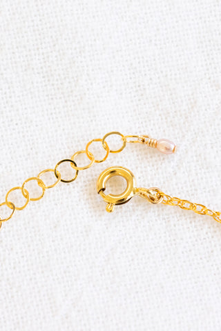 Dwarf Cone & Pink Pearl Mona Bracelet