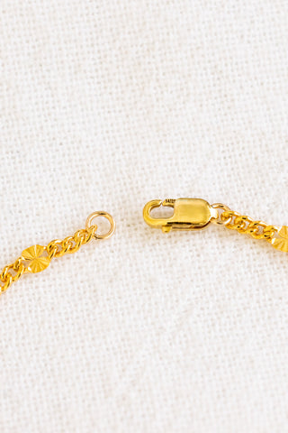 Keshi Tahitian Pearl & Mini Round Pearl Sunrise Bracelet