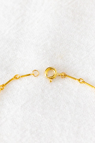 Silver Heart Keshi Tahitian Pearl & Bead Bar Bracelet