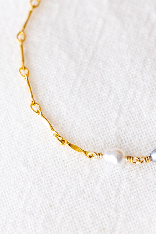 Triple Keshi Tahitian Pearl Jay Bracelet