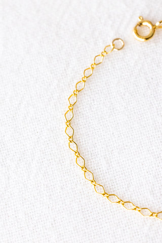 CZ Garnet Square Eliza Bracelet