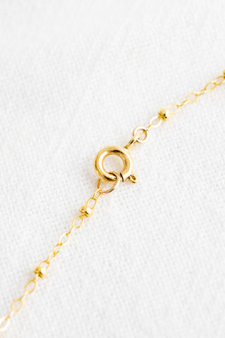 Triple Donut Jade Beam Necklace