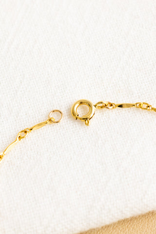 Flat Pink Pearl & Bead Jay Bracelet