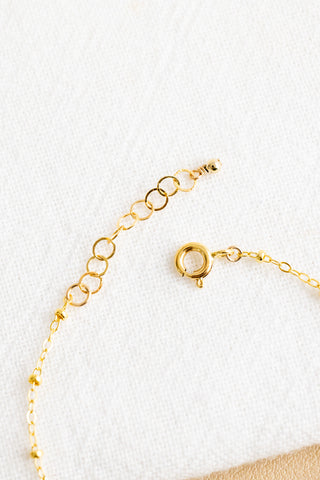 In-Line Small Pearl, Keshi Tahitian Pearl, Pink Pearl Beam Bracelet