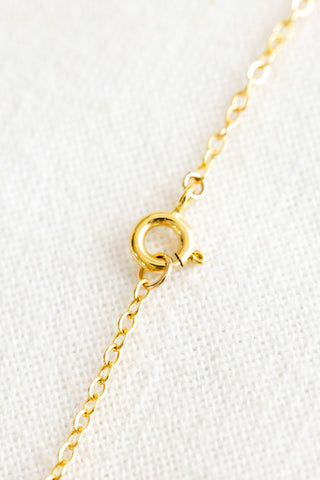 Silver Keshi Tahitian Pearl & GF Hibiscus Necklace