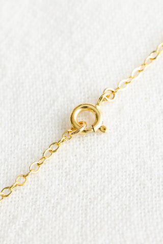 Double Mini Round Pearl Sunrise Shell Necklace