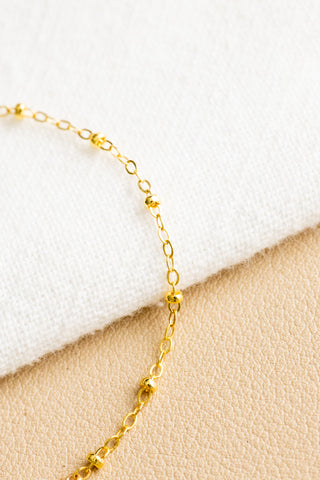 White & Pink Pearl Beam Bracelet