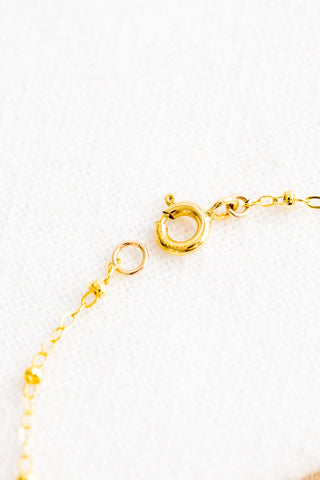 Pink CZ Rectangle Beam Bracelet