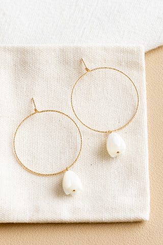 Pikake 30mm Twisted Hoops