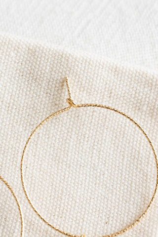 Pikake 30mm Twisted Hoops