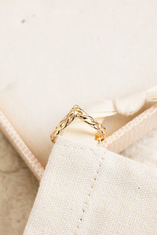 Chevron Woven Ring