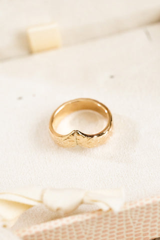 Chevron Blossom Ring