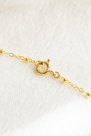 Triple Mini Dark Keshi Tahitian Pearl & Bead Beam Necklace