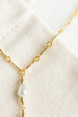 Triple Gradient Keshi Tahitian Pearl & Bead Jay Necklace