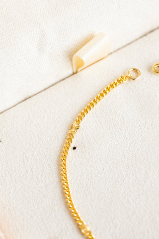 Mini Triple Keshi Tahitian Pearl Sunset Bracelet