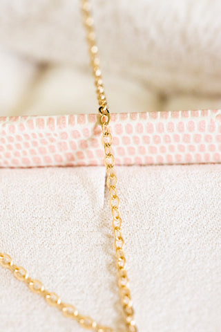Mini Pink Edison Pearl & Bead Hibiscus Necklace