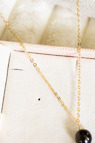 Double Stacked Dark Tahitian Pearl Necklace