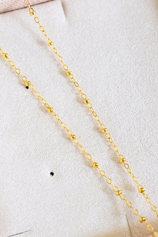 Large Pearl Knot Beam Necklace