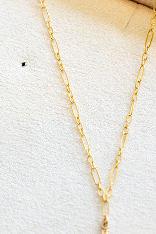 Floral Cross Mini Wishful Necklace