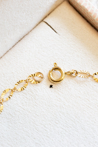 CZ Sapphire Flat Starburst Bracelet