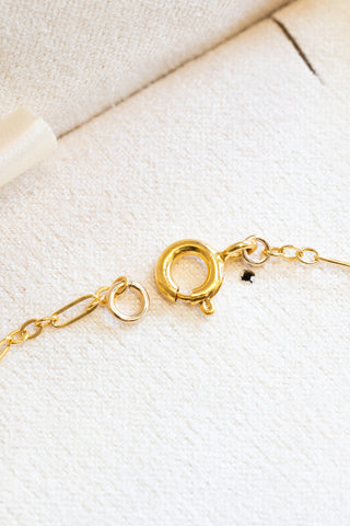 Flat Boxy Keshi Tahitian Pearl & Bead Bracelet