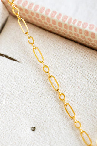 Stacked Mini Mauve Pearl Mini Wishful Lariat Necklace