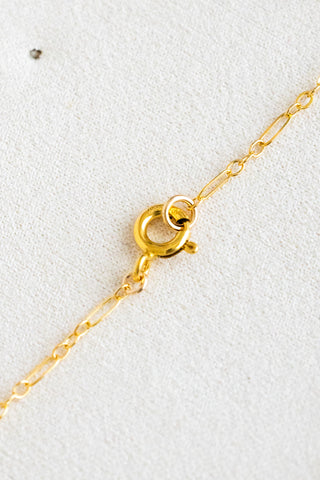 Stacked Mini Mauve Pearl Mini Wishful Lariat Necklace