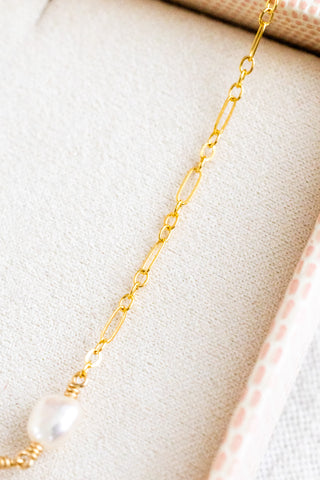 Triple Keshi Pearl Mini Wishful Necklace
