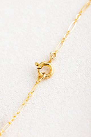 Peach Sweetheart Pearl Mini Wishful Necklace