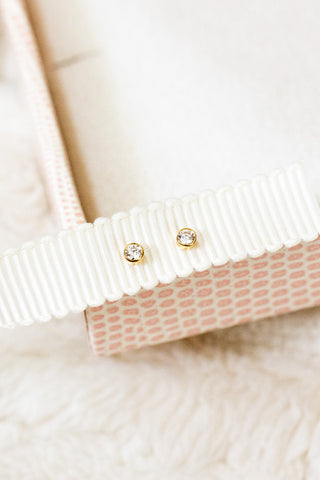 Dainty CZ Studs