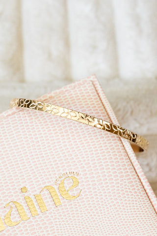 Plumeria Bangle