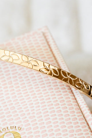 Plumeria Bangle