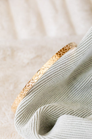 Plumeria Bangle