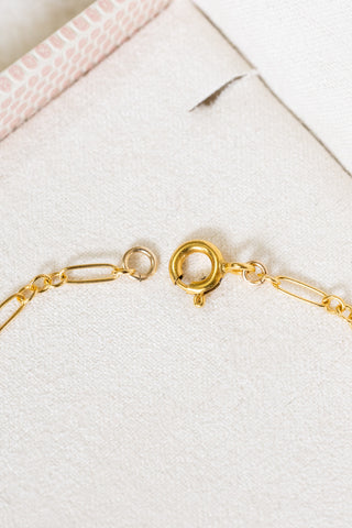 Silver Oval Boxy Keshi Tahitian Pearl Wishful Bracelet
