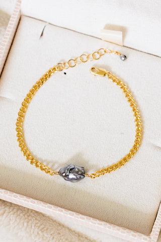 Large Keshi Tahitian Pearl Endless Bracelet