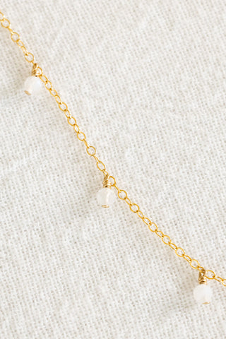 Moonstone Drop Necklace