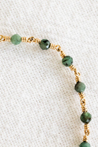 Emerald Endless Bracelet