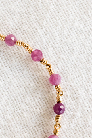 Ruby Endless Bracelet