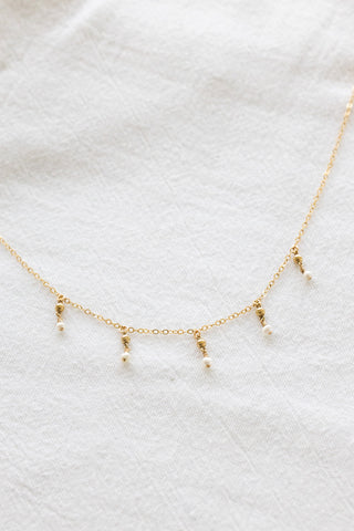 Mini Pearl & Ball Timeless Necklace
