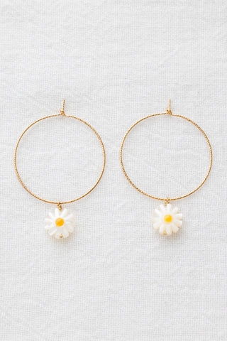 Daisy Twisted Hoops