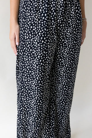 Black/White Spotted Pants