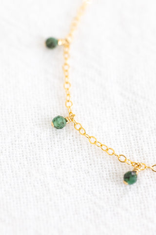 Emerald Drop Bracelet